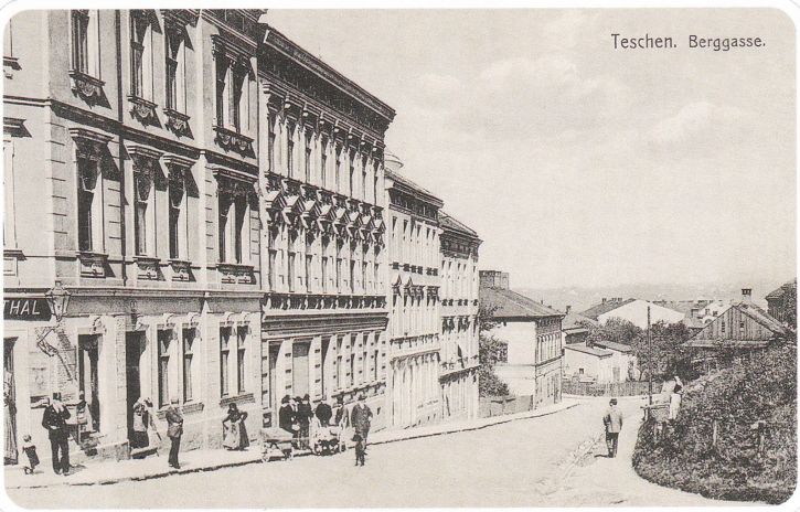 Teschen, Berggasse - Viktor's Birthplace